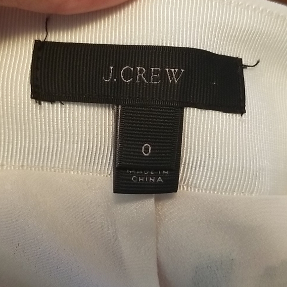 J Crew Ivory Berry Pleated Skirt sz 0 - Picture 5 of 7